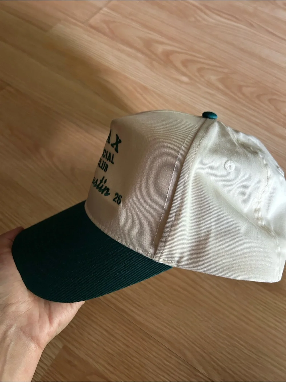 Bax Social Club Austin Crème SnapBack Hat